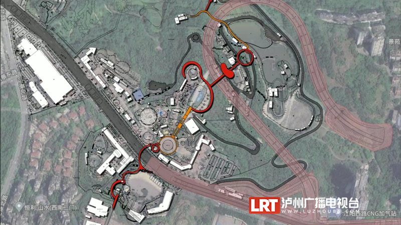 部垂直观光电梯泸州又将多一处网红打卡地凯发k8国际首页登录“如意”天桥+12